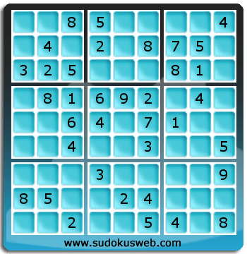 Nivel Facil de Sudoku