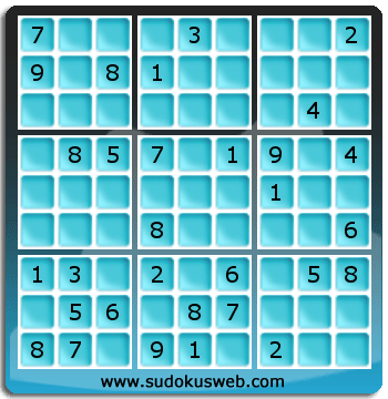 Sudoku von mittelmässiger höhe