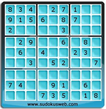 Sudoku von einfacher höhe