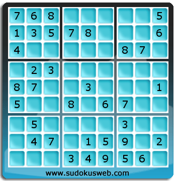 Sudoku von einfacher höhe