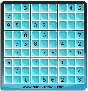 Sudoku von mittelmässiger höhe