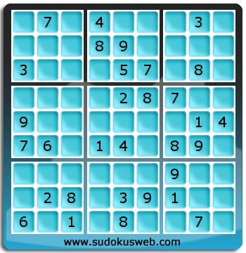 Sudoku von mittelmässiger höhe Sudoku von mittelmässiger höhe