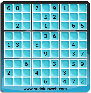 Sudoku von mittelmässiger höhe