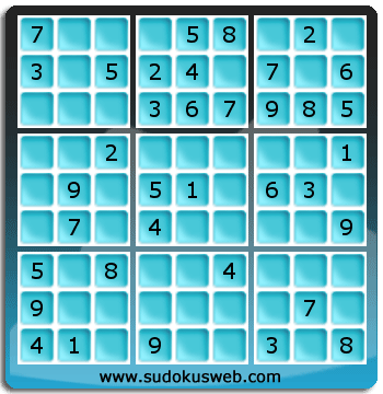 Sudoku von einfacher höhe