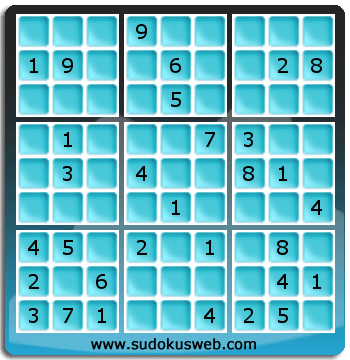 Sudoku von mittelmässiger höhe