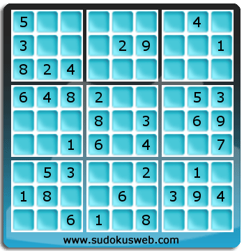 Sudoku von einfacher höhe