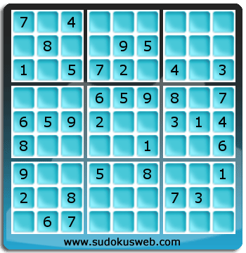 Sudoku von einfacher höhe