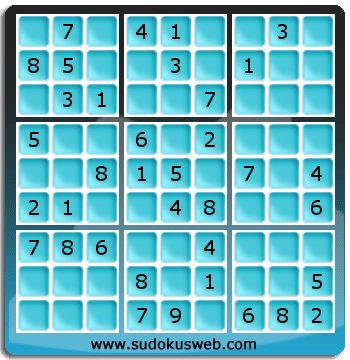 Sudoku von einfacher höhe