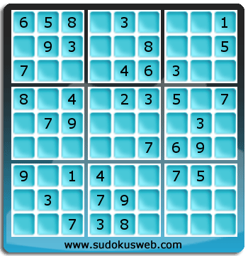 Sudoku von einfacher höhe Sudoku von einfacher höhe