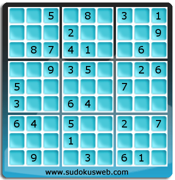 Sudoku von mittelmässiger höhe