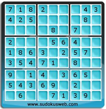 Sudoku von sehr einfacher höhe