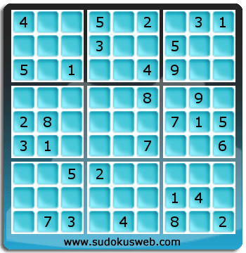 Sudoku von mittelmässiger höhe