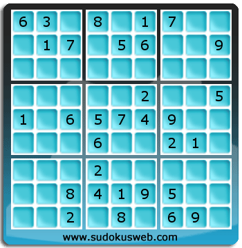 Sudoku von mittelmässiger höhe