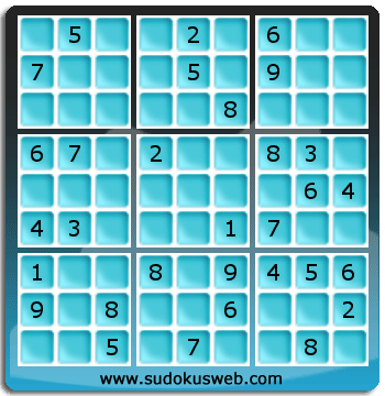 Sudoku von mittelmässiger höhe