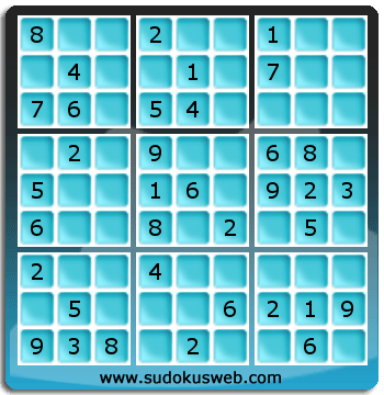 Sudoku von einfacher höhe Sudoku von einfacher höhe