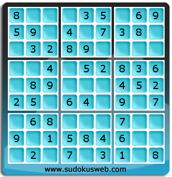 Sudoku de Nivel Muy Fácil