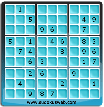 Sudoku von mittelmässiger höhe