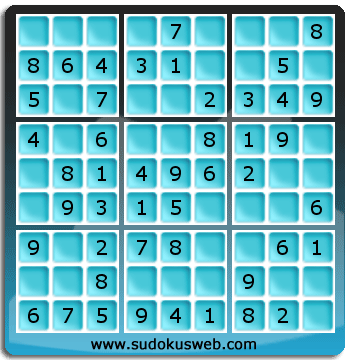 Sudoku de Niveau Très Facile Sudoku de Niveau Très Facile