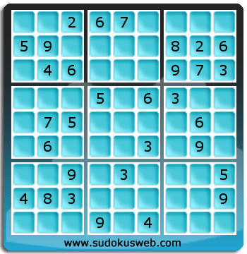 Sudoku von mittelmässiger höhe