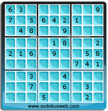 Sudoku von mittelmässiger höhe