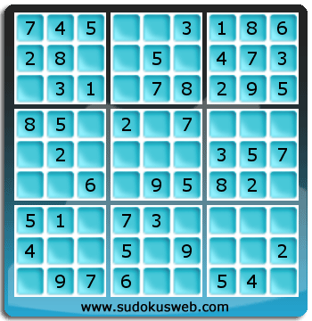 Nivel Muito Facil de Sudoku