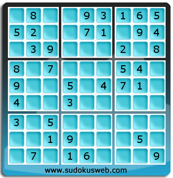 Sudoku von einfacher höhe Sudoku von einfacher höhe