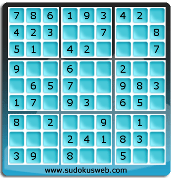 Sudoku de Niveau Très Facile Sudoku de Niveau Très Facile