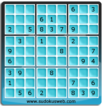 Sudoku von mittelmässiger höhe