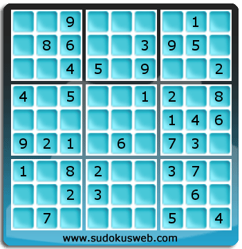 Sudoku von einfacher höhe