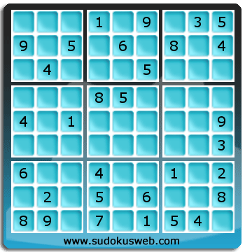 Sudoku von mittelmässiger höhe