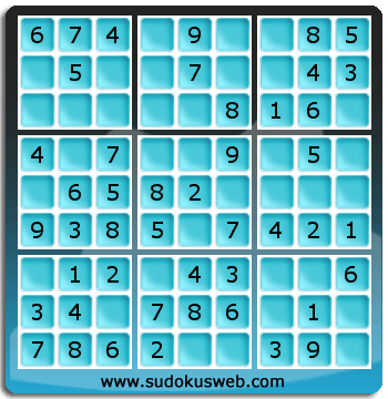 Sudoku de Niveau Très Facile Sudoku de Niveau Très Facile