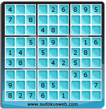 Sudoku de Niveau Facile Sudoku de Niveau Facile