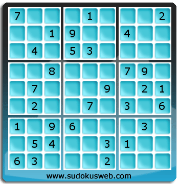 Sudoku von mittelmässiger höhe