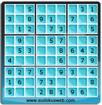 Nivel Muito Facil de Sudoku Nivel Muito Facil de Sudoku