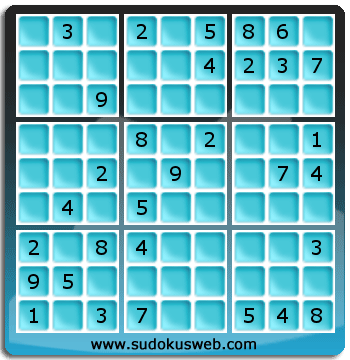 Sudoku von mittelmässiger höhe