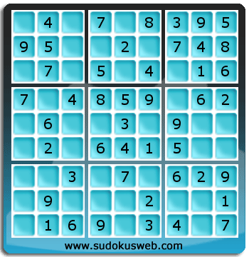 Sudoku de Nivell Molt Fàcil