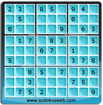 Sudoku von einfacher höhe