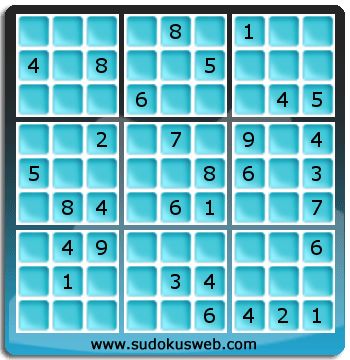 Sudoku von mittelmässiger höhe