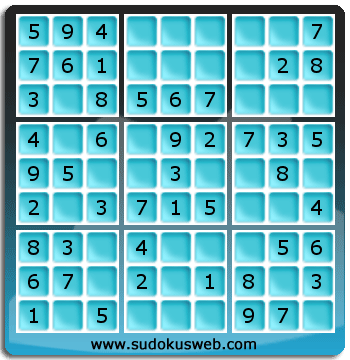 Sudoku de Nivel Muy Fácil