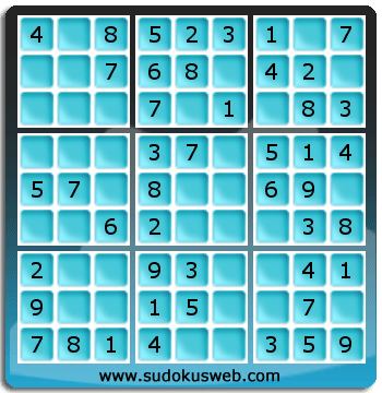 Sudoku de Nivel Muy Fácil