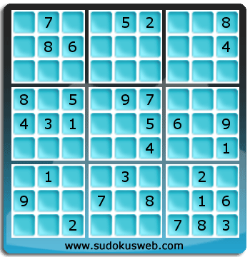 Sudoku von mittelmässiger höhe