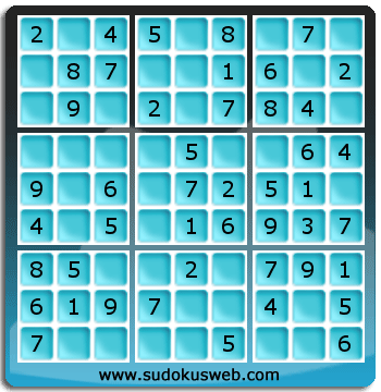 Sudoku de Nivel Muy Fácil