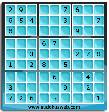 Sudoku von mittelmässiger höhe