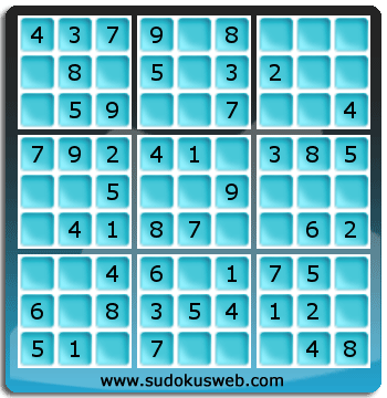 Sudoku de Niveau Très Facile