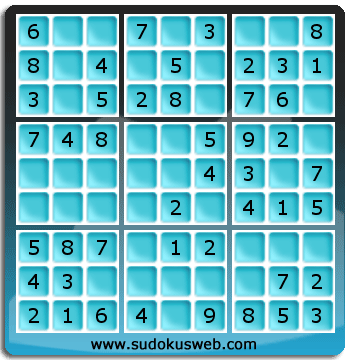 Sudoku de Nivel Muy Fácil