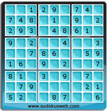 Sudoku de Niveau Très Facile