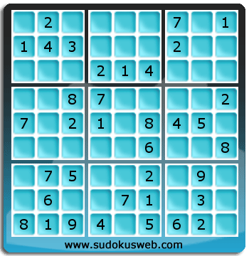 Sudoku von einfacher höhe