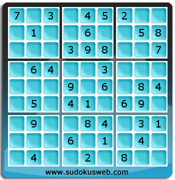 Sudoku von einfacher höhe Sudoku von einfacher höhe