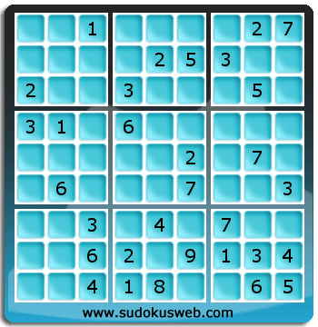 Sudoku von mittelmässiger höhe