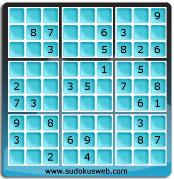 Sudoku von mittelmässiger höhe